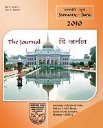 Journal for Period January-June 2010